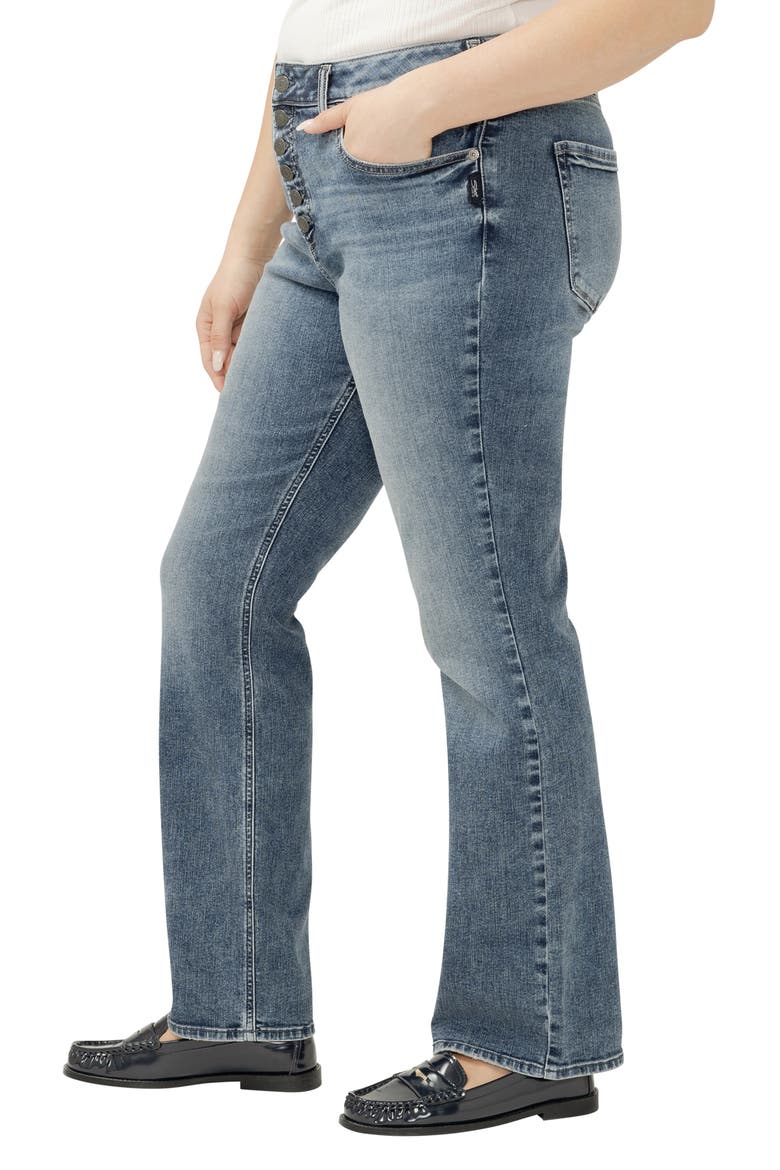 Avery High Waist Slim Bootcut Jeans, Alternate, color, KIRBY