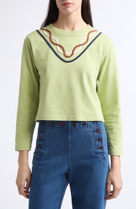 Sidewinder Long Sleeve Cotton T-Shirt