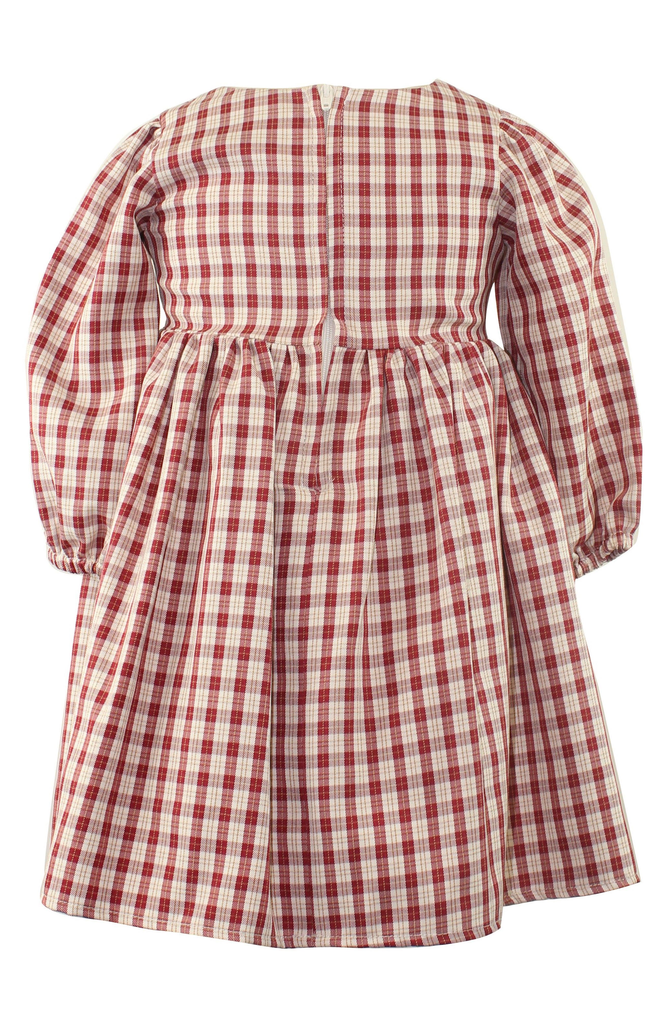 Popatu Kids' Long Sleeve Check Party Dress | Nordstrom