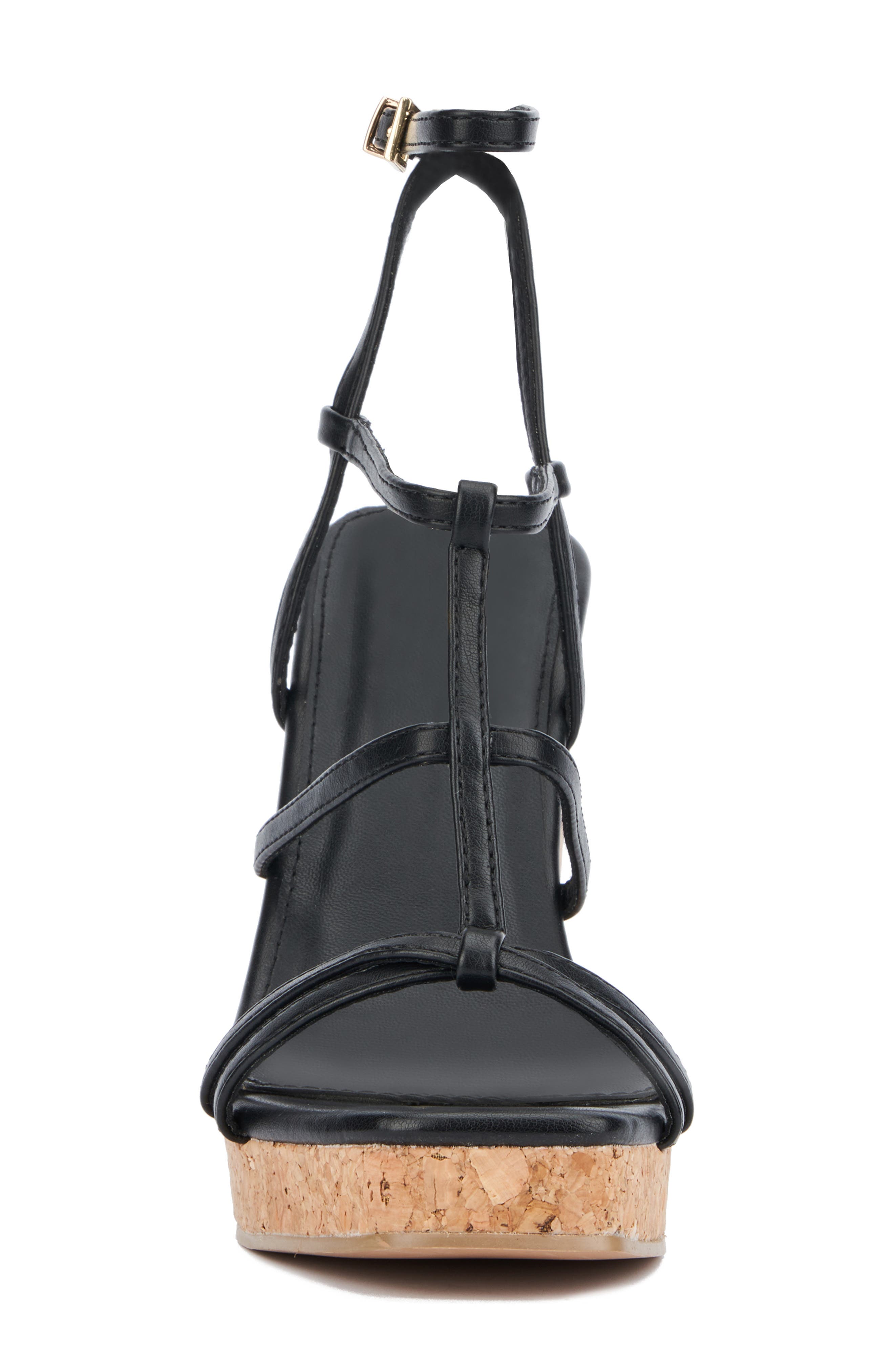 NEW YORK AND COMPANY Abla Platform Wedge Sandal, Alternate, color, 