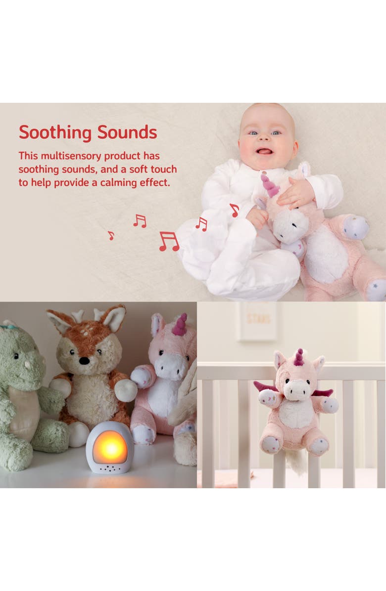Cloud B Love Light Buddies - Rechargeable Plush Nightlight & Sound Soother for Baby Sleep, Alternate, color, Lily The Unicorn