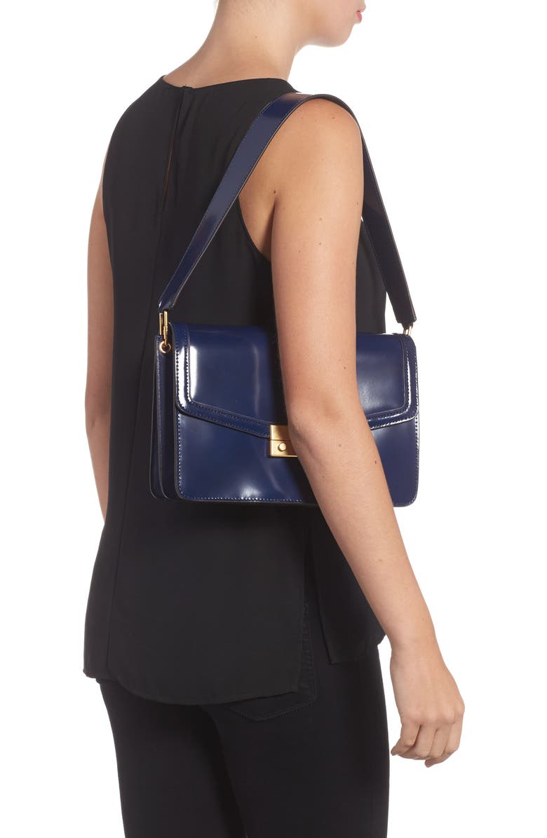 Tory Burch Juliette Leather Shoulder Bag, Alternate, color,