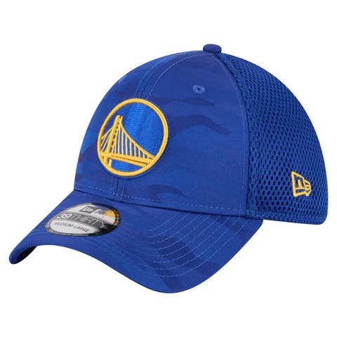 Men's New Era  Royal Golden State Warriors Subtle Camo 39THIRTY Flex Hat