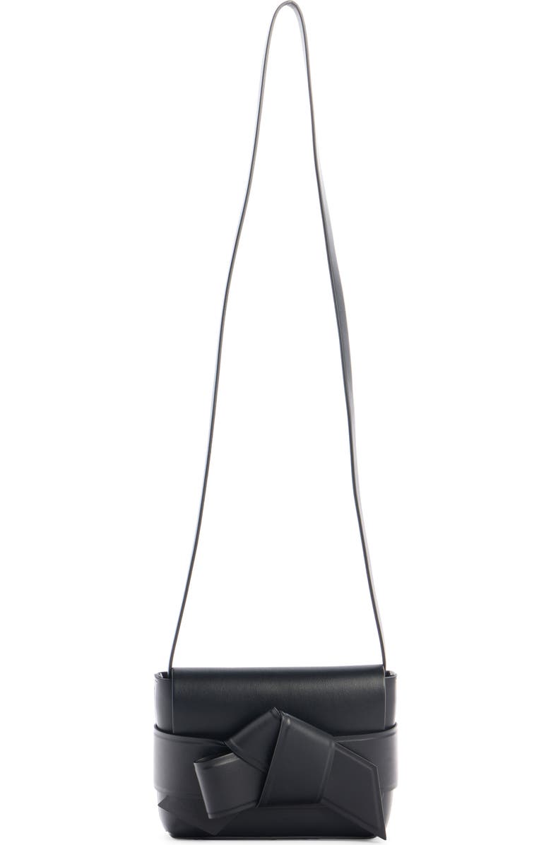 Acne Studios Musubi Bow Detail Crossbody Bag, Main, color,