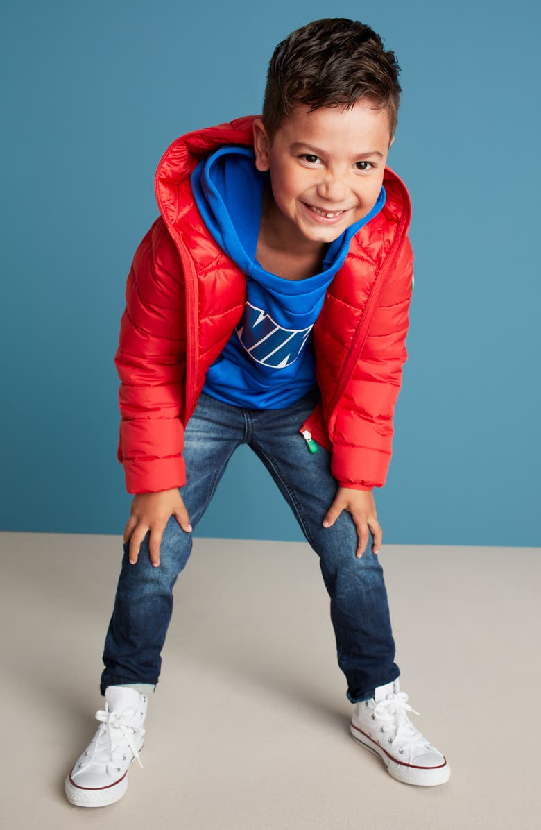 Save The Duck Water Resistant Hooded Jacket, Alternate, color, 