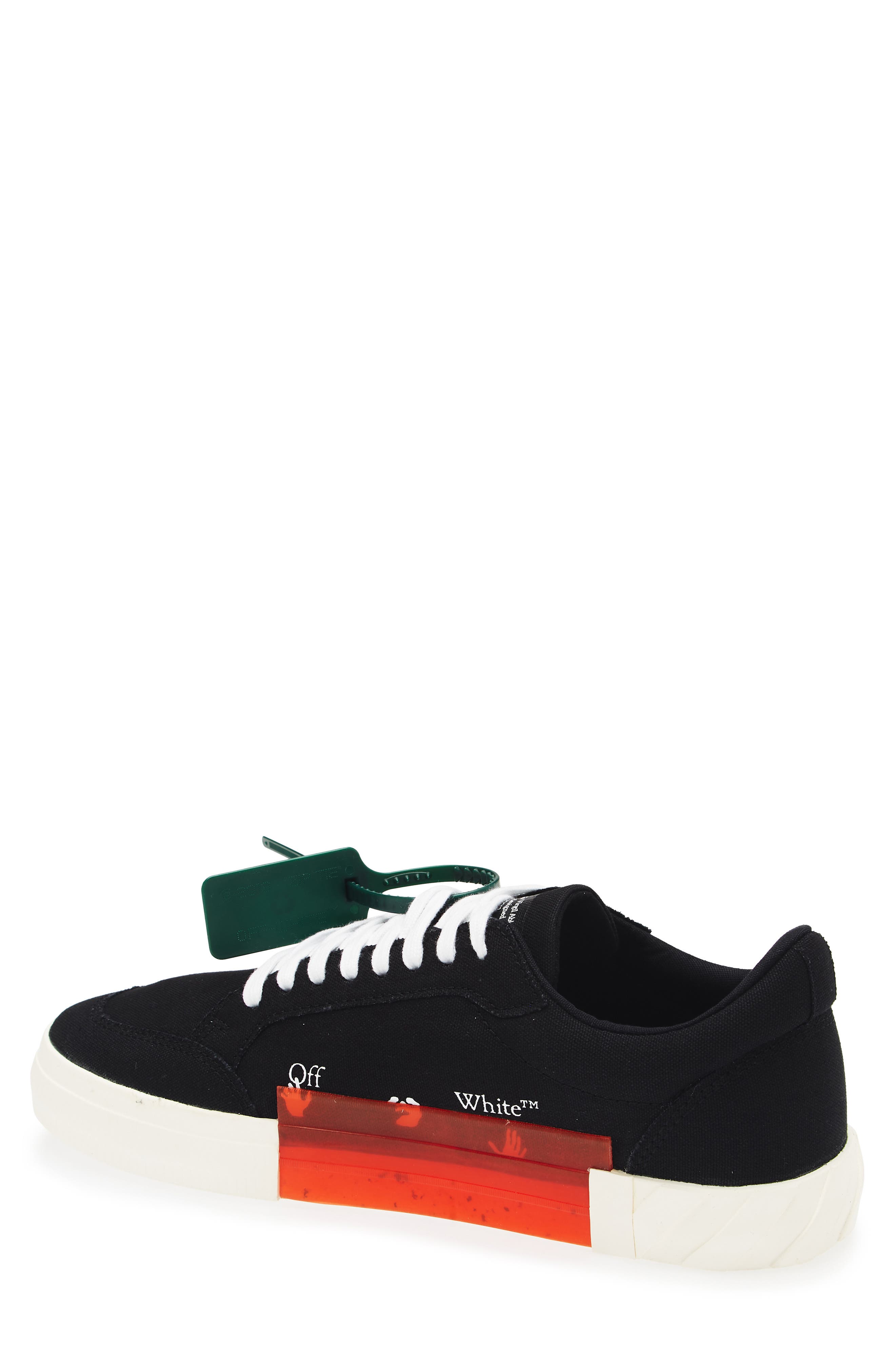 Off-White Low Vulcanized Canvas Sneaker, Alternate, color, 