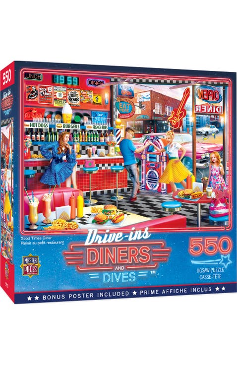 Good Times Diner 550 Piece Jigsaw Puzzle