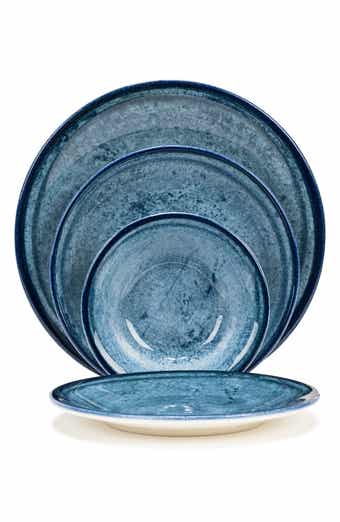 FRENCH HOME Blue Stone 16-Piece Dinnerware Set