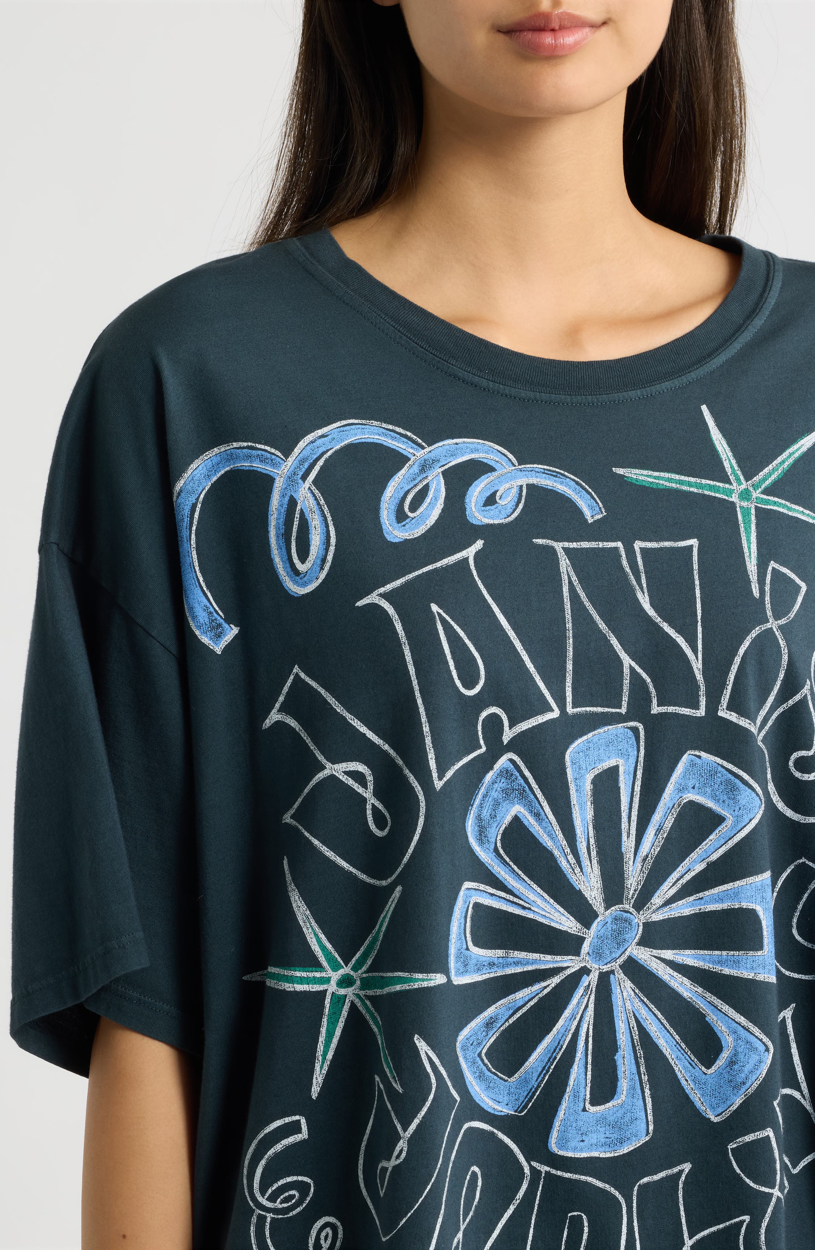 Daydreamer Janis Joplin Graphic Oversized T-Shirt (Women) | Nordstrom