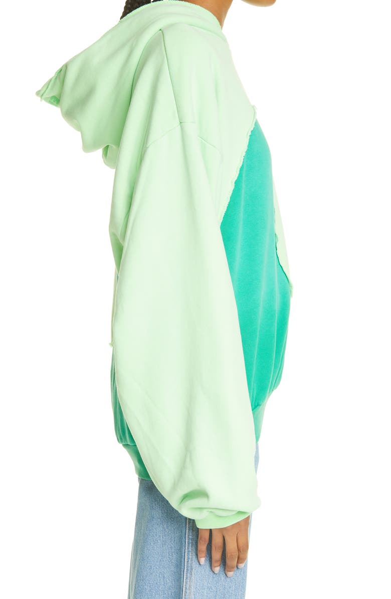 ERL Spiral Oversize Cotton Blend Hoodie, Alternate, color, 