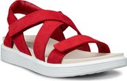 ECCO Soft Cross Strap Sandal