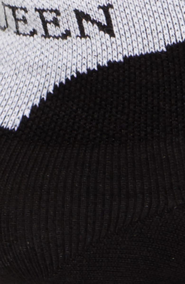 McQueen Alexander McQueen Logo Heel Tab Ankle Socks, Alternate, color,