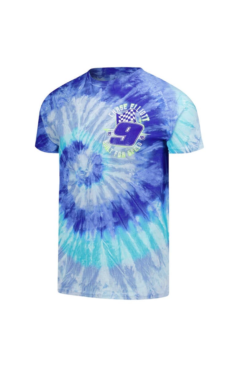 Classic Ink Men's Classic Ink Royal Chase Elliott Tie-Dye T-Shirt, Alternate, color, Royal