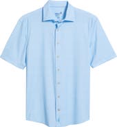 johnnie-O Spielman Hangin
Out Short Sleeve Knit Button-Up Shirt