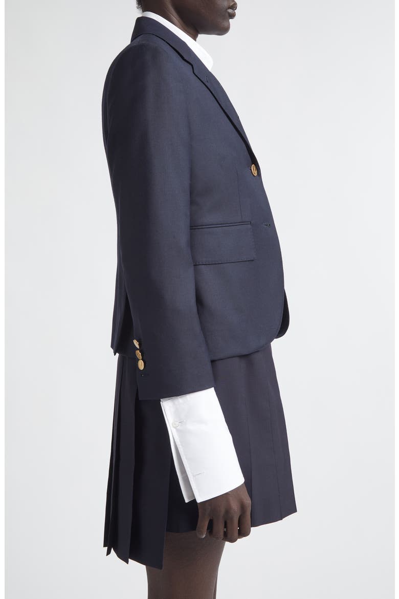 Women's High Armhole Wool Jacket, Alternate, color, NAVY