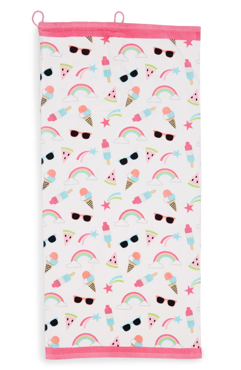 Capelli New York Beach Towel Backpack, Alternate, color, 