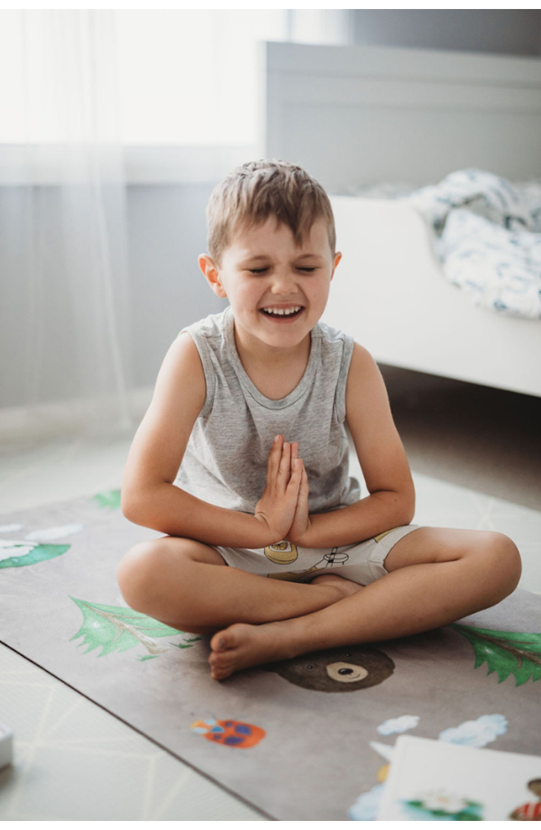 Mindful & Co Kids Kids Yoga Mat, Alternate, color, Nature Print