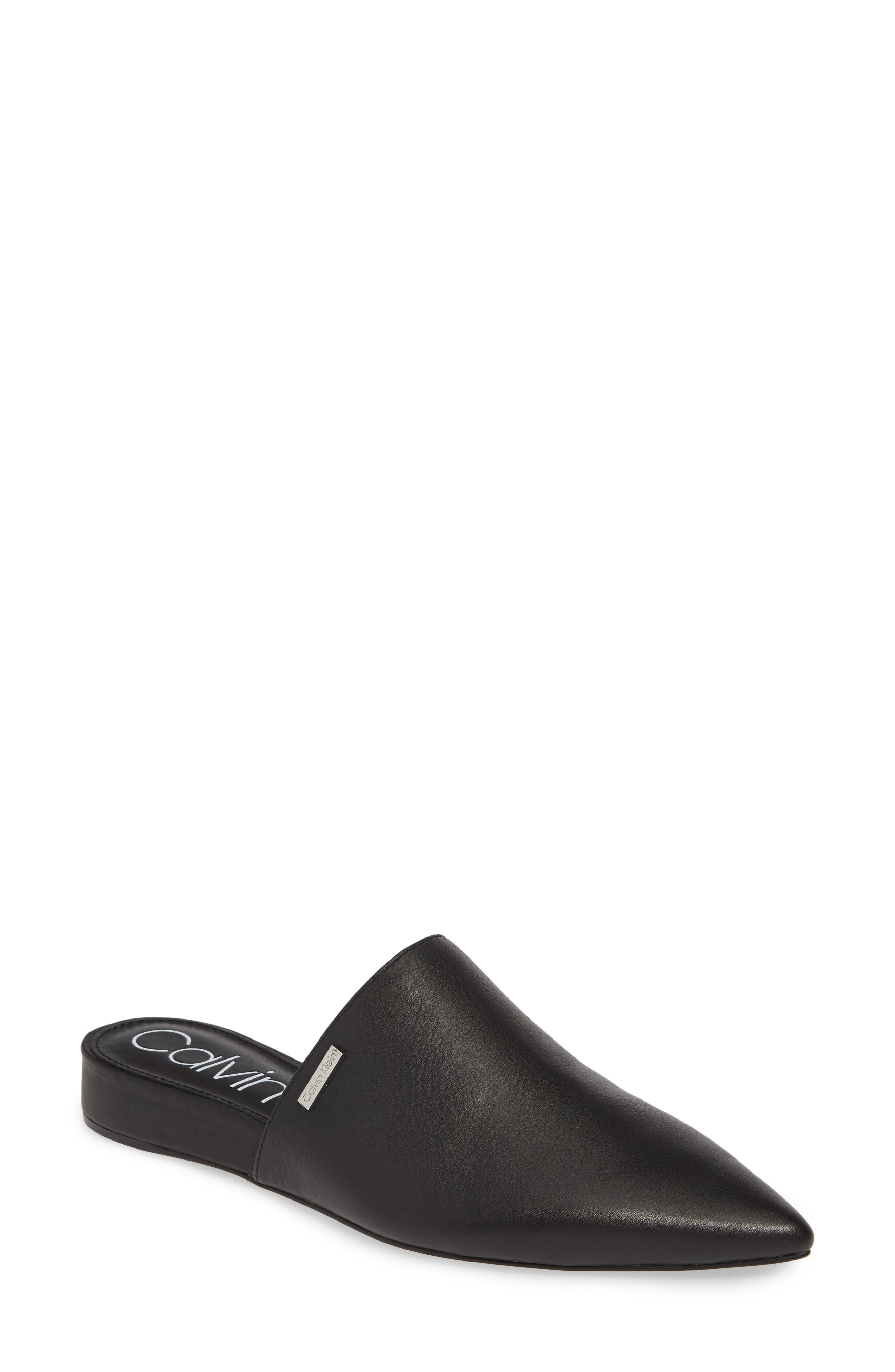 Calvin Klein Chantalia Pointy Toe Mule, Main, color, 