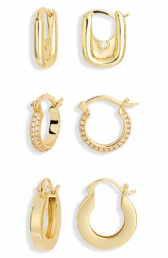 Mixed Hoop Earrings Set