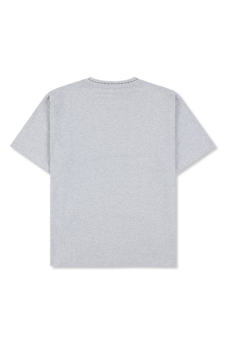 PLEASURES Cut Here Heavyweight Graphic T-Shirt, Alternate, color, Heather Grey