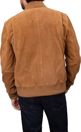 Suede Bomber Jacket