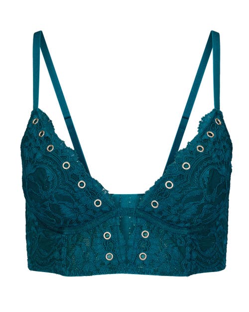 Adore Me Kyra Push Up Plunge Bra In Dark Blue