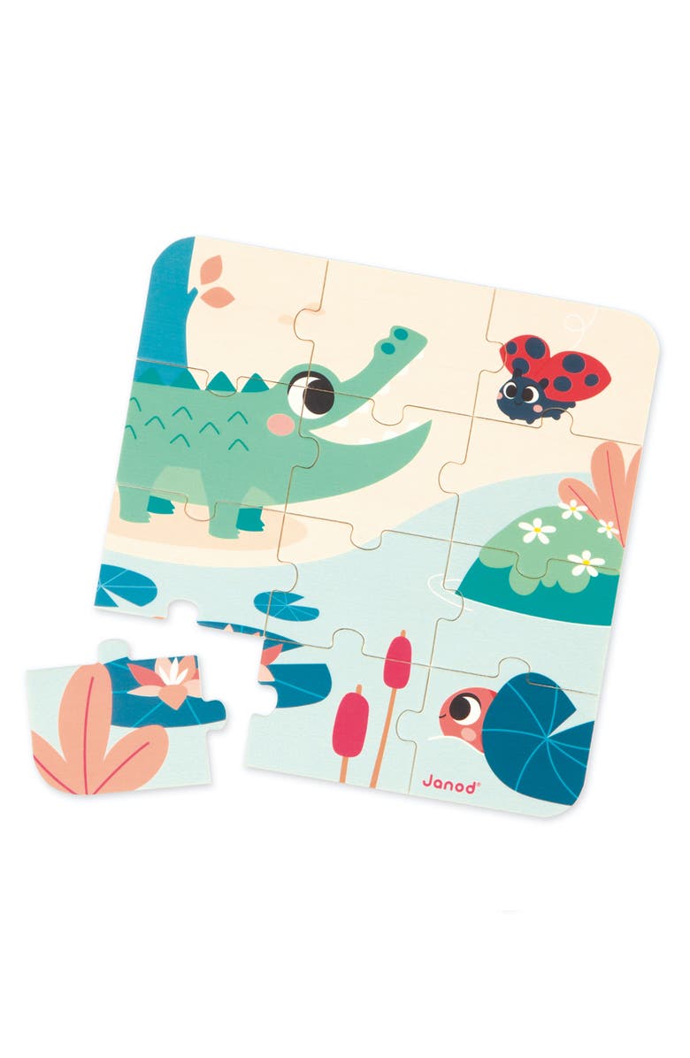 Janod Developmental Activity Box - 24 Months and Up, Alternate, color, Blue