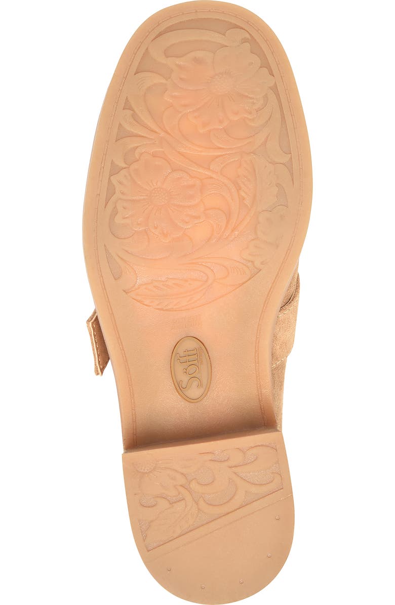 Söfft Tiffany Buckle Clog, Alternate, color, Cognac