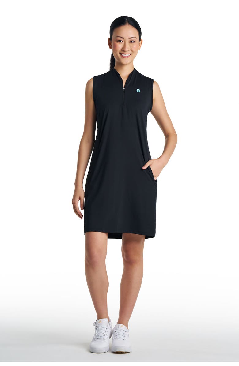 Coolibar Golf Dress - UPF 50+ Sun Protection - Backspin, Main, color, Black