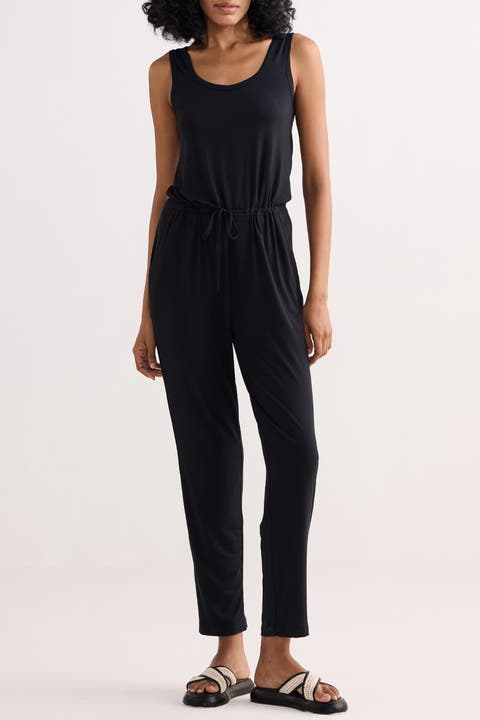 Relaxed Drawstring Jumpsuit