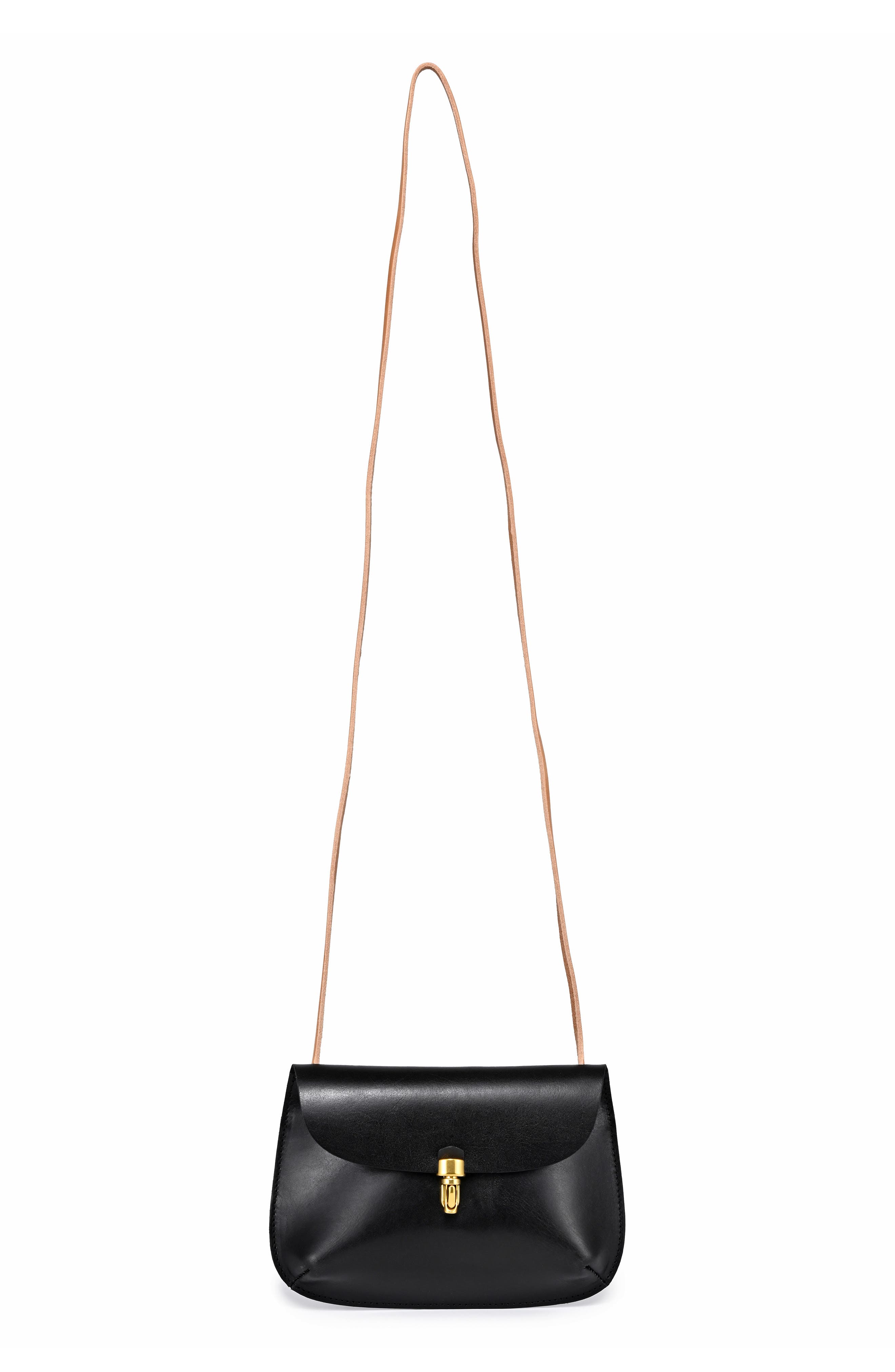 OLD TREND Ada Leather Crossbody Bag, Alternate, color, Black