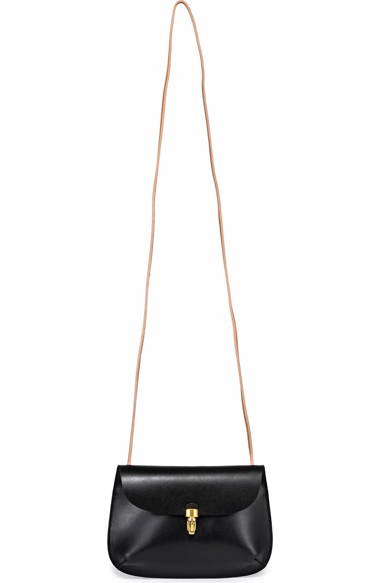 OLD TREND Ada Leather Crossbody Bag, Alternate, color, Black