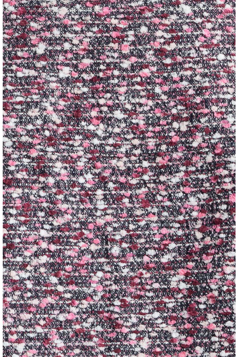 Tweed Snap-Up Jacket, Alternate, color, PINK MULTI
