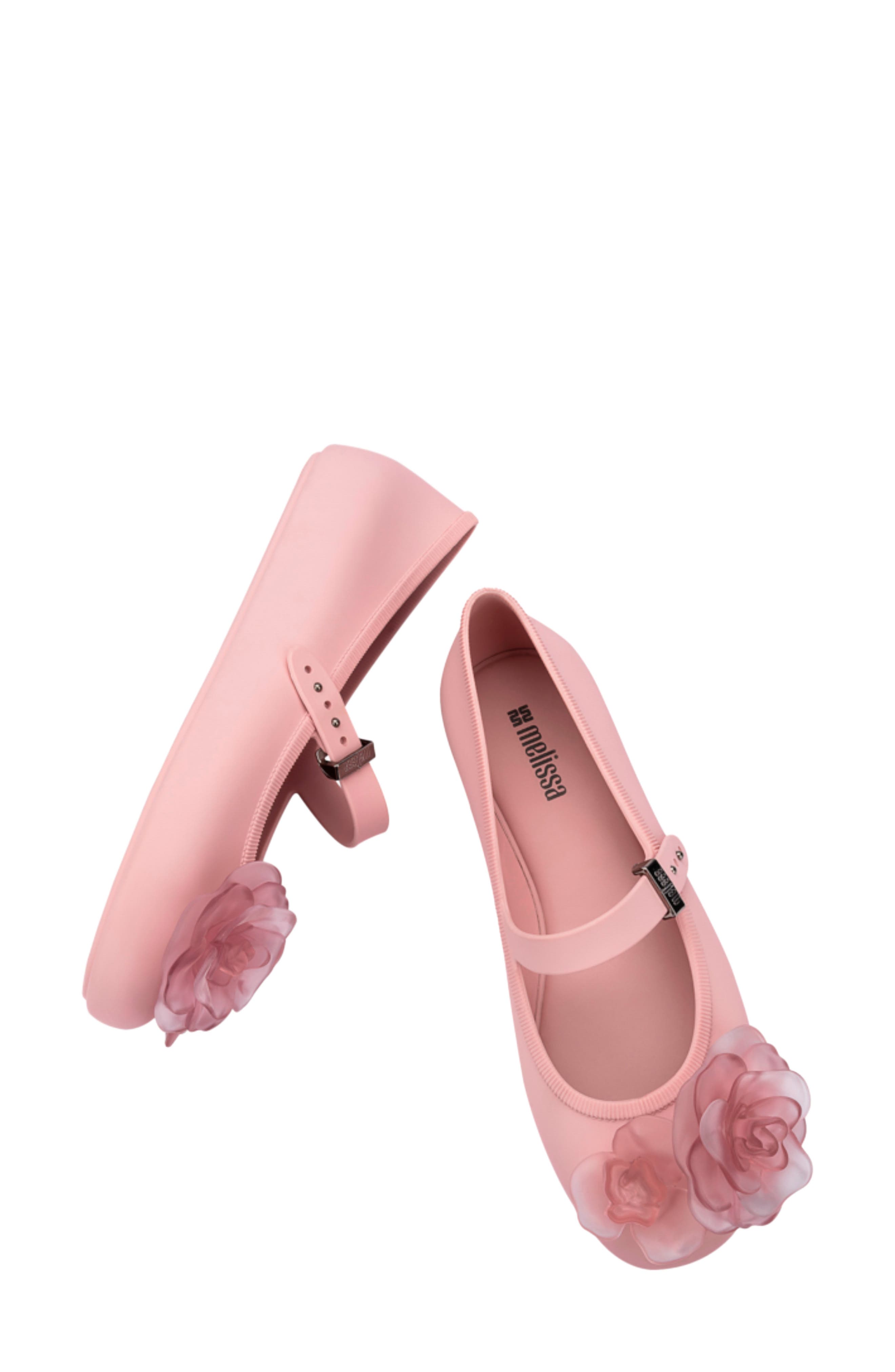 Soft Ballerina Petals Mary Jane Flat, Alternate, color, PINK