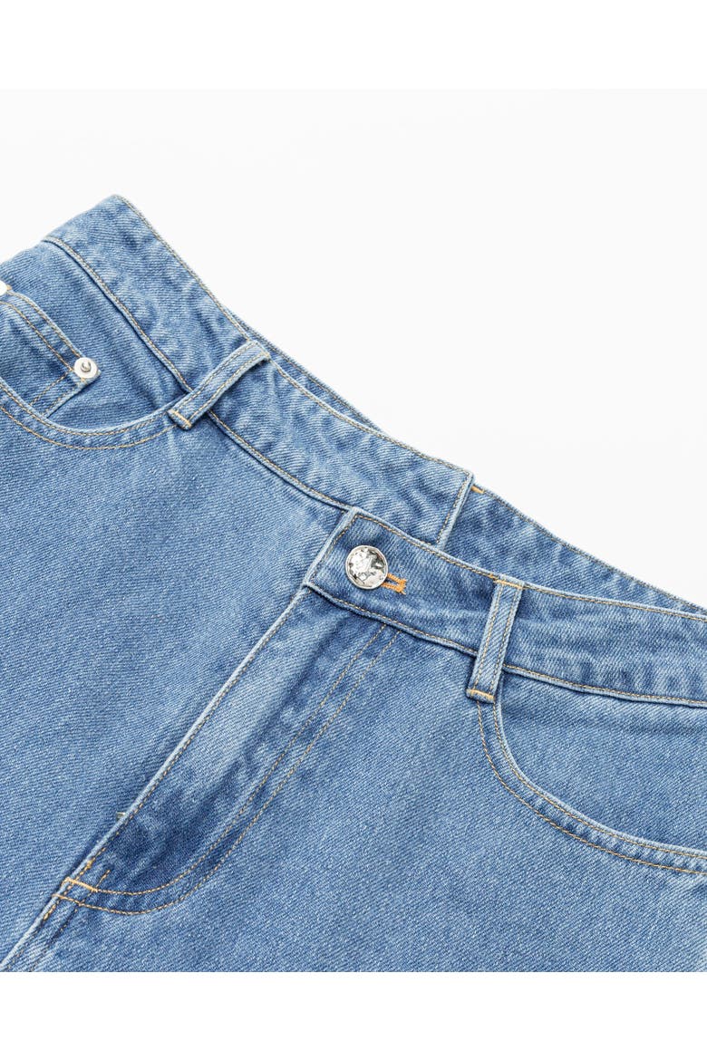 Denim Atelier Crossover Jeans, Alternate, color, Light Blue Denim