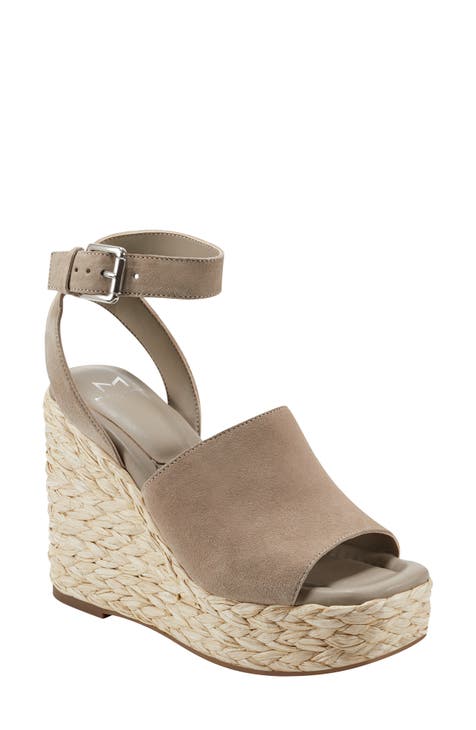 Nelly Ankle Strap Wedge Sandal (Women)