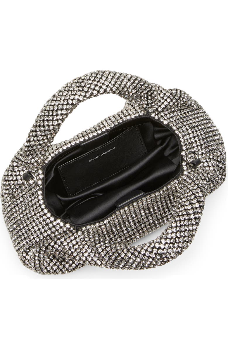 Stuart Weitzman The Moda Shine Mini Tote, Alternate, color, Clear