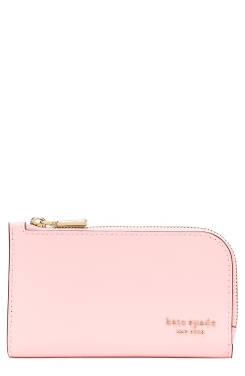 Kate Spade New York Small Devin Saffiano Leather Bifold Wallet In Pastry Pink