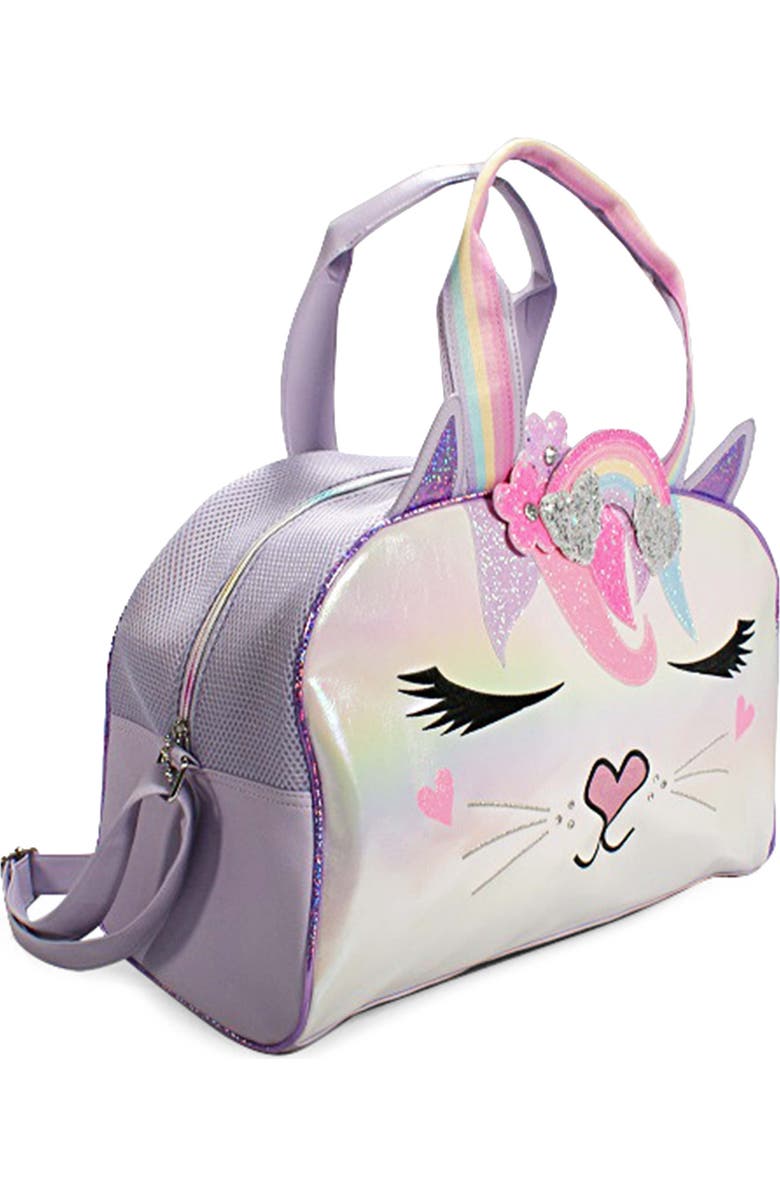 OMG Accessories Kids' Miss Bella Caticorn Duffle Bag, Alternate, color,
