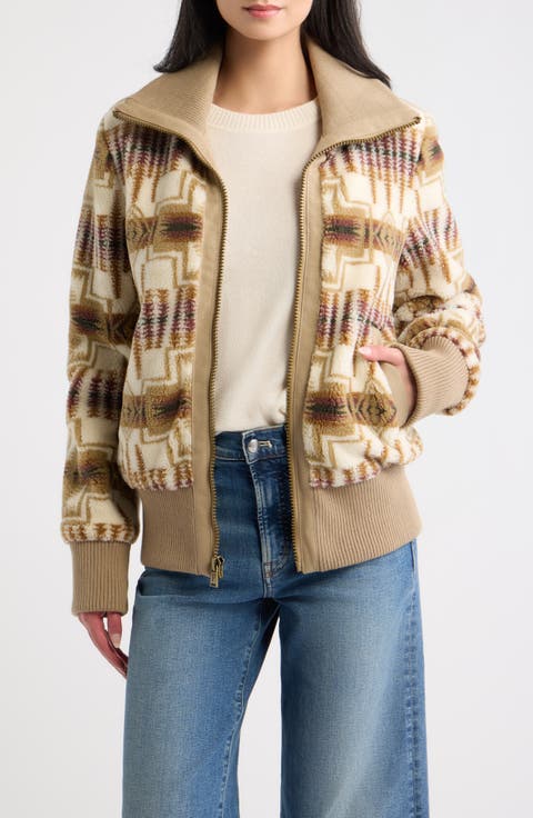 Foxglove Fleece Bomber Jacket