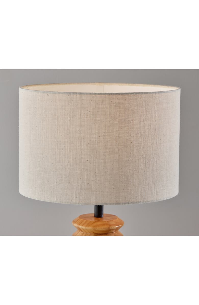 ADESSO LIGHTING Judith Table Lamp, Alternate, color, Natural Wood With Black Finish