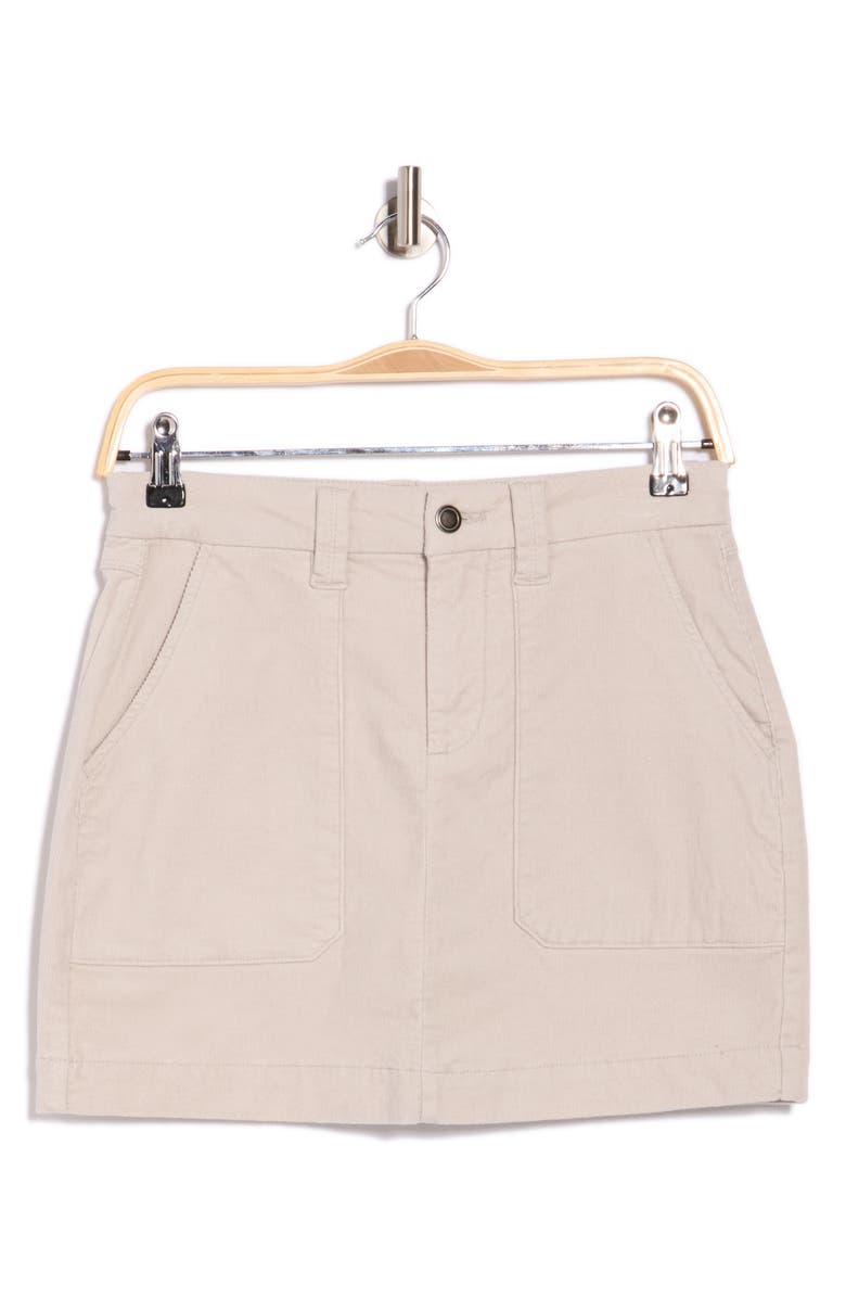 Sanctuary Corduroy Gold Coast Miniskirt, Alternate, color, Vapor Grey