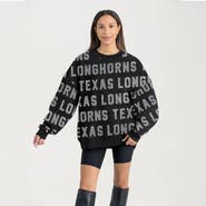 GAMEDAY COUTURE Women's Gameday Couture  Black Texas Longhorns Hype Era Sweatshirt