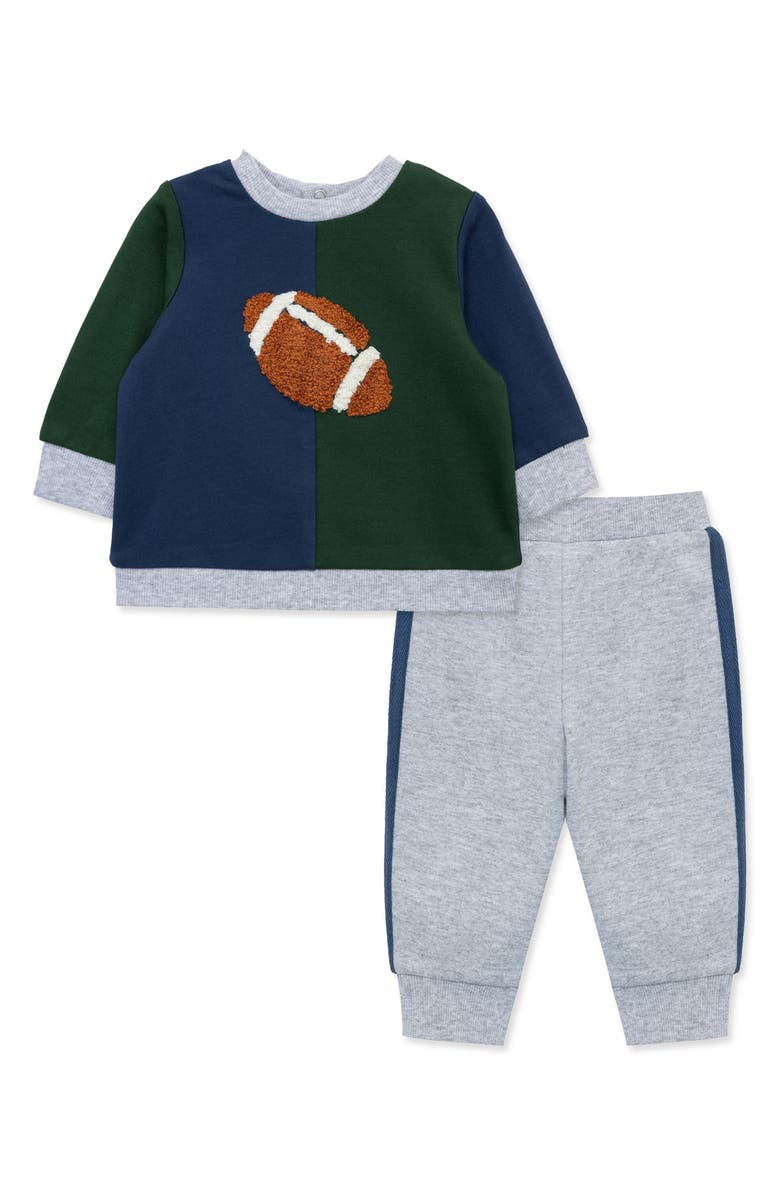 Little Me Football 2-Piece Set, Main, color, 