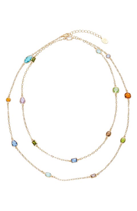 Multi Cubic Zirconia Necklace