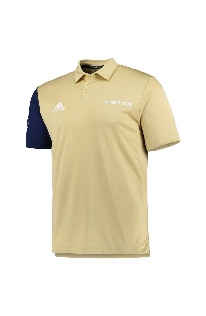 adidas Men's adidas Gold Georgia Tech Yellow Jackets AEROREADY Polo, Alternate, color, 