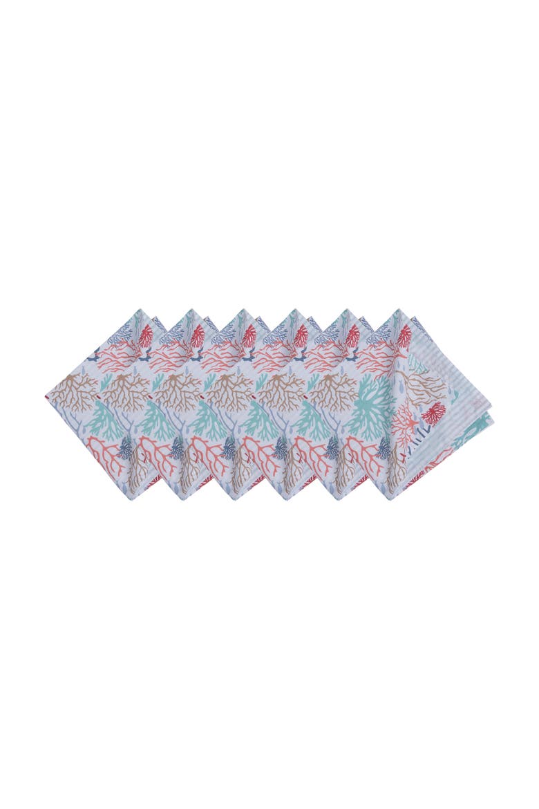 Cove Set of 6 Cloth Napkins, Main, color, Blue