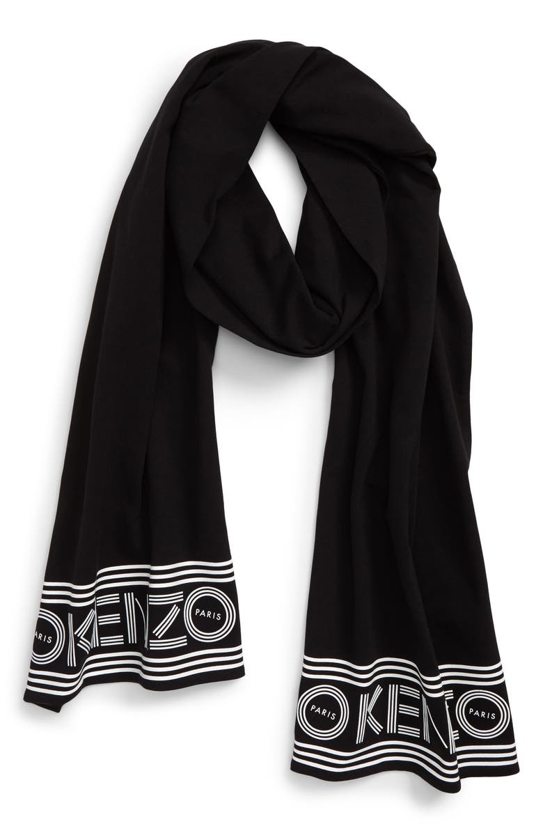 KENZO Sport Jersey Scarf, Alternate, color,