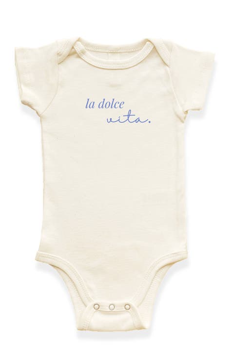 La Dolce Vita Organic Cotton Baby Bodysuit