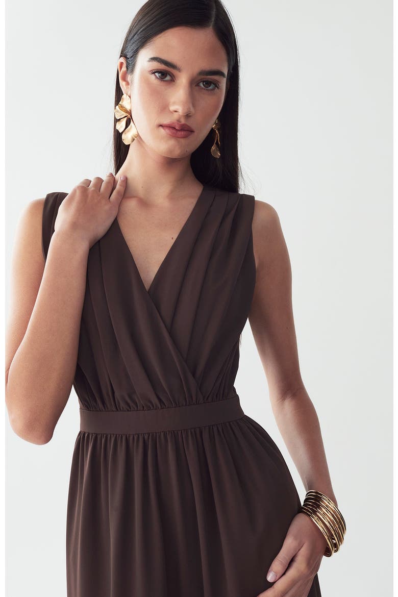 Grennan Maxi Dress, Alternate, color, Chocolate